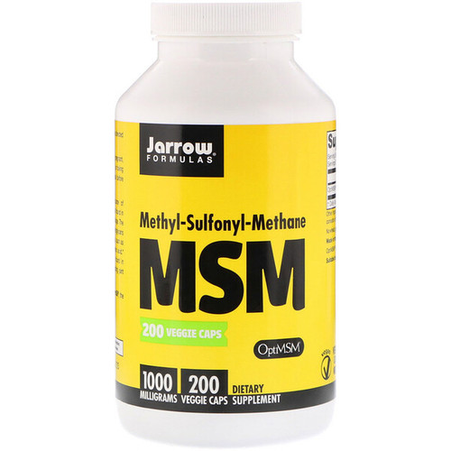 <img alt="Jarrow Formulas, MSM, 1,000 mg, 200 Veggie Caps" title="Jarrow Formulas, MSM, 1,000 mg, 200 Veggie Caps,790011190134"