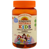 <img alt="Sundown Naturals Kids, Complete Multivitamin Gummies, Disney Princess, Grape, Orange & Cherry, 60 Gummies" title="Sundown Naturals Kids, Complete Multivitamin Gummies, Disney Princess, Grape, Orange & Cherry, 60 Gummies,759427684323"
