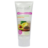 3 PACK of Petal Fresh, Botanicals, White Radiance Facial Clay Masque, Avocado + Green Tea, 7 fl oz (200 ml)
