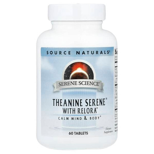 <img alt="Source Naturals, Serene Science, Theanine Serene With Relora, 60 Tablets" title="Source Naturals, Serene Science, Theanine Serene With Relora, 60 Tablets,021078017721"