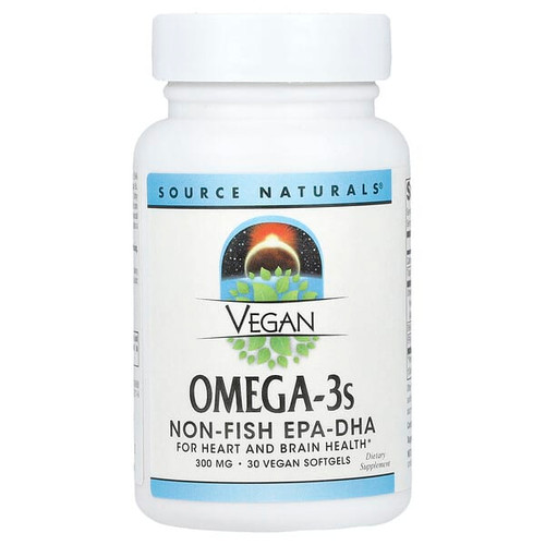 <img alt="Source Naturals, Vegan Omega-3s, 30 Vegan Softgels" title="Source Naturals, Vegan Omega-3s, 30 Vegan Softgels,021078024583"