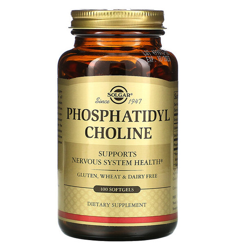 <img alt="Solgar, Phosphatidyl Choline, 100 Softgels" title="Solgar, Phosphatidyl Choline, 100 Softgels,033984022102"
