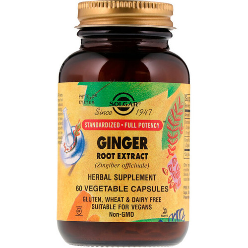 <img alt="Solgar, Ginger Root Extract, 60 Vegetable Capsules" title="Solgar, Ginger Root Extract, 60 Vegetable Capsules,033984041264"