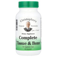 <img alt="Christophers Original Formulas, Complete Tissue & Bone, 440 mg, 100 Vegetarian Caps" title="Christophers Original Formulas, Complete Tissue & Bone, 440 mg, 100 Vegetarian Caps,084783891284"