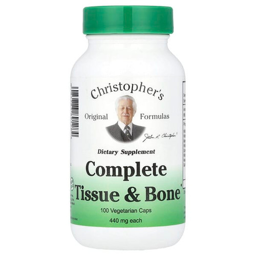 <img alt="Christophers Original Formulas, Complete Tissue & Bone, 440 mg, 100 Vegetarian Caps" title="Christophers Original Formulas, Complete Tissue & Bone, 440 mg, 100 Vegetarian Caps,084783891284"