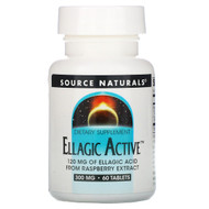 <img alt="Source Naturals, Ellagic Active, 300 mg, 60 Tablets" title="Source Naturals, Ellagic Active, 300 mg, 60 Tablets,021078016304"