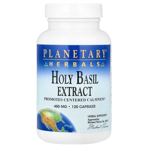 <img alt="Planetary Herbals, Holy Basil Extract, 450 mg, 120 Capsules" title="Planetary Herbals, Holy Basil Extract, 450 mg, 120 Capsules,021078105312"