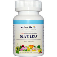 Eclectic Institute, Olive Leaf, 400 mg, 90 Non-GMO Veggie Caps