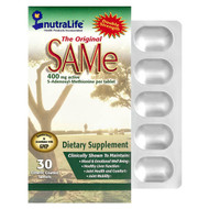 <img alt="NutraLife, SAMe, 400 mg, 30 Enteric Coated Tablets" title="NutraLife, SAMe, 400 mg, 30 Enteric Coated Tablets,686149180096"