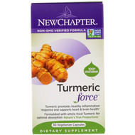 <img alt="New Chapter, Turmeric Force, 30 Vegetarian Capsules" title="New Chapter, Turmeric Force, 30 Vegetarian Capsules,727783900449"