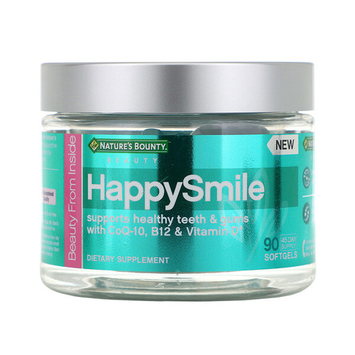<img alt="Natures Bounty, HappySmile, 90 Softgels" title="Natures Bounty, HappySmile, 90 Softgels,074312803840"