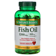 <img alt="Natures Bounty, Fish Oil, 1,200 mg, 200 Rapid Release Softgels" title="Natures Bounty, Fish Oil, 1,200 mg, 200 Rapid Release Softgels,074312131028"