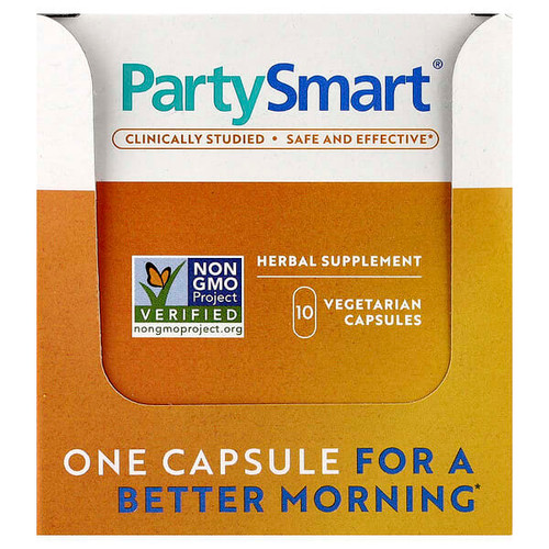 <img alt="Himalaya, PartySmart, 10 Packets, 1 Vegetarian Capsule Each" title="Himalaya, PartySmart, 10 Packets, 1 Vegetarian Capsule Each,605069005814"