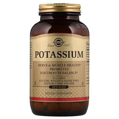 <img alt="Solgar, Potassium, 250 Tablets" title="Solgar, Potassium, 250 Tablets,033984022614"