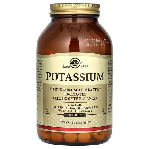 <img alt="Solgar, Potassium, 250 Tablets (99 mg per Tablet)" title="Solgar, Potassium, 250 Tablets (99 mg per Tablet),033984022614"