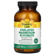 <img alt="Country Life, Chelated Magnesium Glycinate, 90 Tablets (133 mg per Tablet)" title="Country Life, Chelated Magnesium Glycinate, 90 Tablets (133 mg per Tablet),015794026808"
