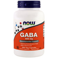 <img alt="Now Foods, GABA, 500 mg, 200 Veg Capsules" title="Now Foods, GABA, 500 mg, 200 Veg Capsules,733739000880"