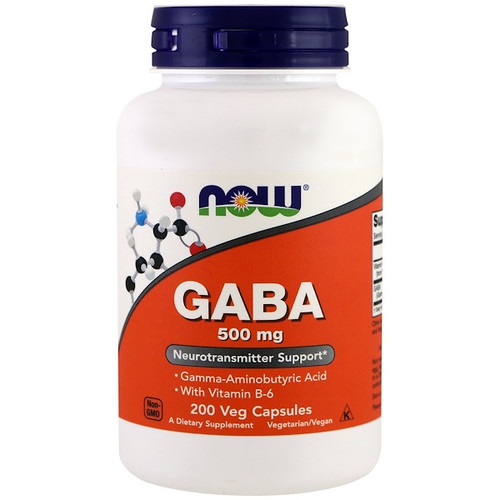 <img alt="Now Foods, GABA, 500 mg, 200 Veg Capsules" title="Now Foods, GABA, 500 mg, 200 Veg Capsules,733739000880"