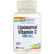 <img alt="Solaray, Liposomal Vitamin C, 400 mg, 100 VegCaps" title="Solaray, Liposomal Vitamin C, 400 mg, 100 VegCaps,076280574197"