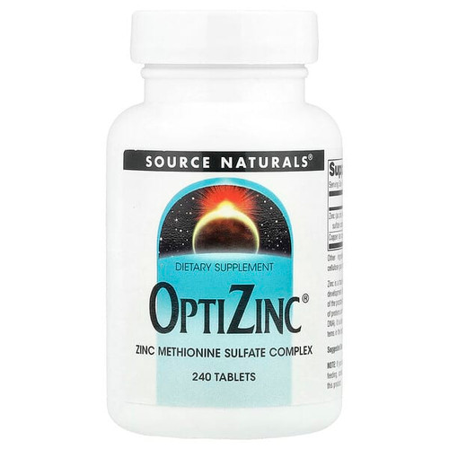 <img alt="Source Naturals, OptiZinc, 240 Tablets" title="Source Naturals, OptiZinc, 240 Tablets,021078001768"