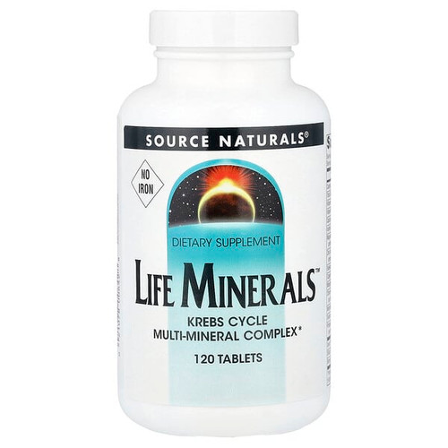 <img alt="Source Naturals, Life Minerals, No Iron, 120 Tablets" title="Source Naturals, Life Minerals, No Iron, 120 Tablets,021078006428"