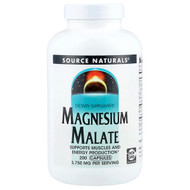 <img alt="Source Naturals, Magnesium Malate, 200 Capsules" title="Source Naturals, Magnesium Malate, 200 Capsules,021078016007"