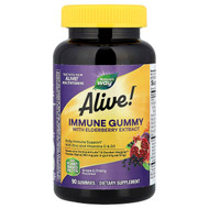 <img alt="Natures Way, Alive Immune Gummy with Elderberry Extract, Grape & Cherry, 90 Gummies" title="Natures Way, Alive Immune Gummy with Elderberry Extract, Grape & Cherry, 90 Gummies,033674104842"