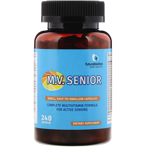 <img alt="FutureBiotics, M.V. Senior, Complete Multivitamin Formula, 240 Capsules" title="FutureBiotics, M.V. Senior, Complete Multivitamin Formula, 240 Capsules,049479007318"