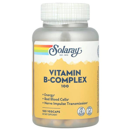 <img alt="Solaray, Vitamin B-Complex 100, 100 VegCaps" title="Solaray, Vitamin B-Complex 100, 100 VegCaps,076280043013"