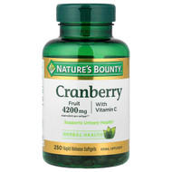<img alt="Natures Bounty, Cranberry with Vitamin C, 250 Rapid Release Softgels" title="Natures Bounty, Cranberry with Vitamin C, 250 Rapid Release Softgels,074312043635"