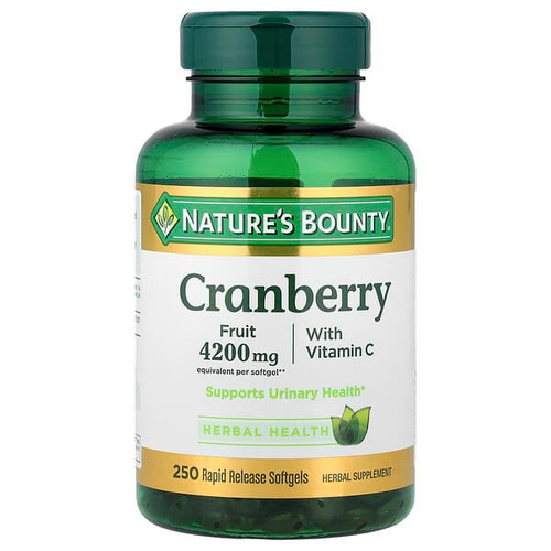 <img alt="Natures Bounty, Cranberry with Vitamin C, 250 Rapid Release Softgels" title="Natures Bounty, Cranberry with Vitamin C, 250 Rapid Release Softgels,074312043635"