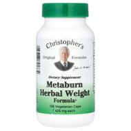 <img alt="Christophers Original Formulas, Metaburn Herbal Weight Formula, 100 Vegetarian Caps" title="Christophers Original Formulas, Metaburn Herbal Weight Formula, 100 Vegetarian Caps,084783891734"