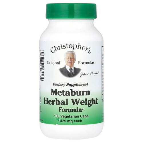 <img alt="Christophers Original Formulas, Metaburn Herbal Weight Formula, 100 Vegetarian Caps" title="Christophers Original Formulas, Metaburn Herbal Weight Formula, 100 Vegetarian Caps,084783891734"