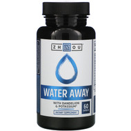 <img alt="Zhou Nutrition, Water Away with Dandelion & Potassium, 60 Capsules" title="Zhou Nutrition, Water Away with Dandelion & Potassium, 60 Capsules,859805006379"