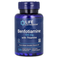 <img alt="Life Extension, Benfotiamine with Thiamine, 100 mg, 120 Vegetarian Capsules" title="Life Extension, Benfotiamine with Thiamine, 100 mg, 120 Vegetarian Capsules,737870920120"