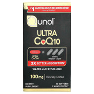 <img alt="Qunol, Ultra CoQ10, 60 Softgels" title="Qunol, Ultra CoQ10, 60 Softgels,898440001240"