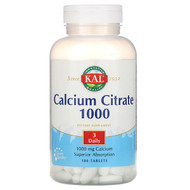 <img alt="KAL, Calcium Citrate 1000, 1000 mg, 180 Tablets" title="KAL, Calcium Citrate 1000, 1000 mg, 180 Tablets,021245141266"