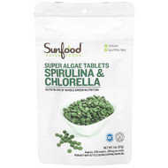 <img alt="Sunfood, Super Algae Tablets, Spirulina & Chlorella, 250 mg, Approx. 228 Tablets, 2 oz (57 g)" title="Sunfood, Super Algae Tablets, Spirulina & Chlorella, 250 mg, Approx. 228 Tablets, 2 oz (57 g),803813100758"