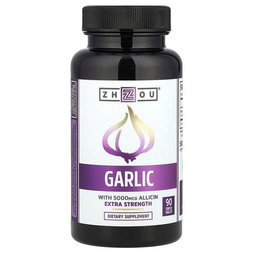<img alt="Zhou Nutrition, Garlic, 415 mg, 90 Coated Tablets" title="Zhou Nutrition, Garlic, 415 mg, 90 Coated Tablets,859805006126"