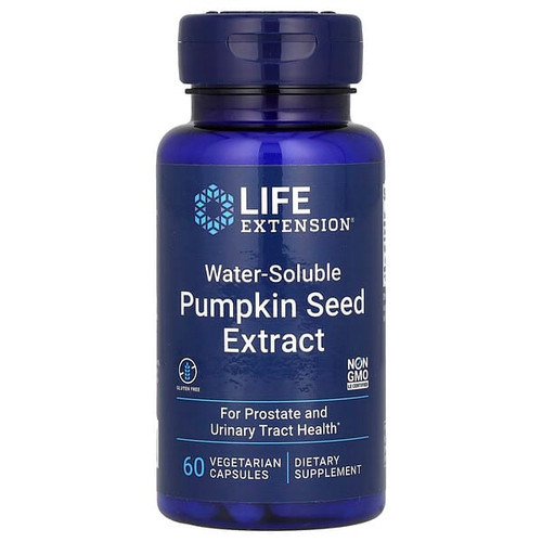 <img alt="Life Extension, Water-Soluble Pumpkin Seed Extract, 60 Vegetarian Capsules (262 mg per Capsule)" title="Life Extension, Water-Soluble Pumpkin Seed Extract, 60 Vegetarian Capsules (262 mg per Capsule),737870120964"