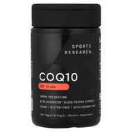 <img alt="Sports Research, CoQ10, USP Grade with BioPerine, 120 Veggie Softgels" title="Sports Research, CoQ10, USP Grade with BioPerine, 120 Veggie Softgels,023249011354"