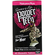 <img alt="Natures Plus, Source of Life, Power Teen, For Her, Sugar Free, Natural Wild Berry Flavor, 60 Chewable Tablets" title="Natures Plus, Source of Life, Power Teen, For Her, Sugar Free, Natural Wild Berry Flavor, 60 Chewable Tablets,097467300040"