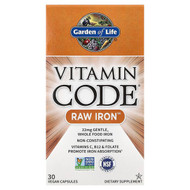 <img alt="Garden of Life, Vitamin Code, RAW Iron, 30 Vegan Capsules" title="Garden of Life, Vitamin Code, RAW Iron, 30 Vegan Capsules,658010113762"