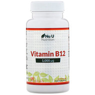 <img alt="Nu U Nutrition, Vitamin B12, 1,000 ??g, 180 Vegetarian Tablets" title="Nu U Nutrition, Vitamin B12, 1,000 ??g, 180 Vegetarian Tablets,810028760110"