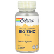 <img alt="Solaray, Bio Zinc, 15 mg, 100 VegCaps" title="Solaray, Bio Zinc, 15 mg, 100 VegCaps,076280047059"