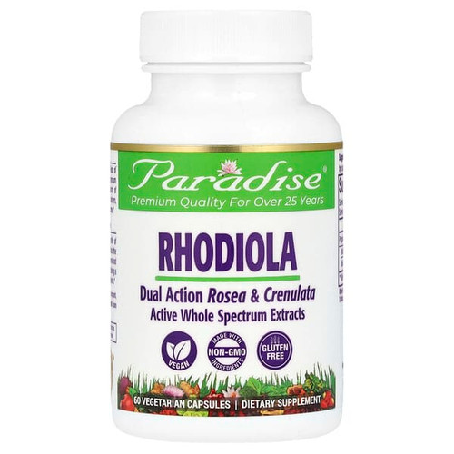 <img alt="Paradise Herbs, Rhodiola, 60 Vegetarian Capsules (500 mg per Capsule)" title="Paradise Herbs, Rhodiola, 60 Vegetarian Capsules (500 mg per Capsule),601944777425"