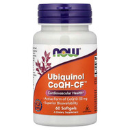 <img alt="NOW Foods, Ubiquinol CoQH-CF, 50 mg, 60 Softgels" title="NOW Foods, Ubiquinol CoQH-CF, 50 mg, 60 Softgels,733739031457"