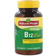 <img alt="Nature Made, Vitamin B12, Time Release, 1000 mcg, 160 Tablets" title="Nature Made, Vitamin B12, Time Release, 1000 mcg, 160 Tablets,031604027315"