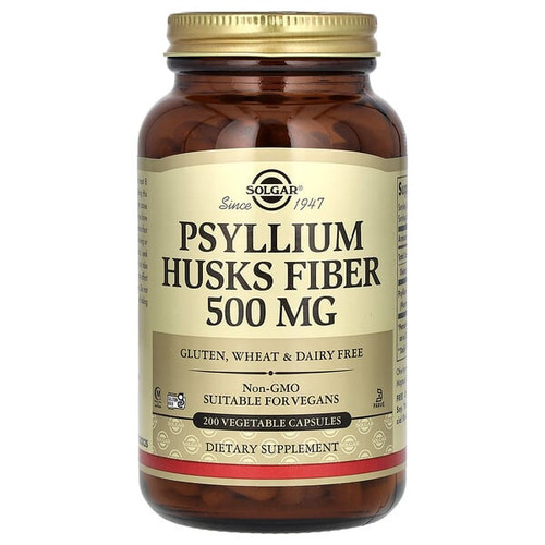 <img alt="Solgar, Psyllium Husks Fiber, 200 Vegetable Capsules (500 mg per Capsule)" title="Solgar, Psyllium Husks Fiber, 200 Vegetable Capsules (500 mg per Capsule),033984023154"