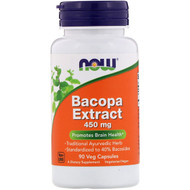 <img alt="Now Foods, Bacopa Extract, 450 mg, 90 Veg Capsules" title="Now Foods, Bacopa Extract, 450 mg, 90 Veg Capsules,733739045881"